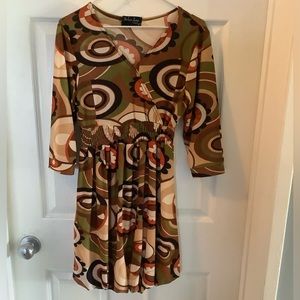 Vintage Style Balloon Hem Dress